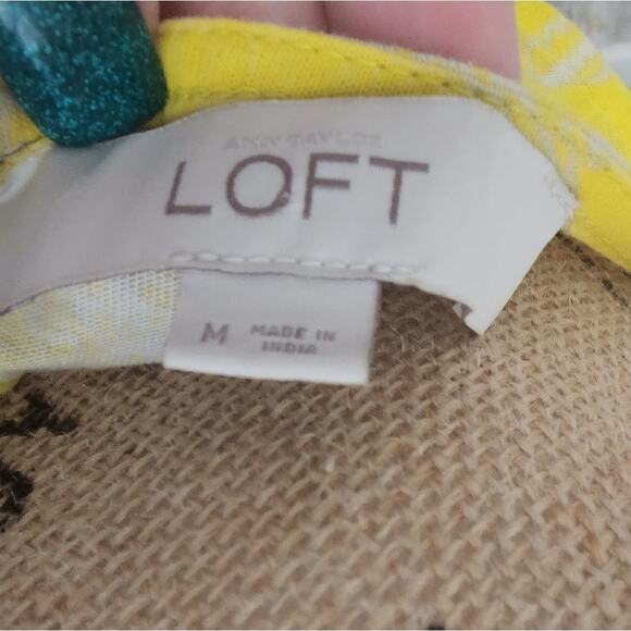 LOFT neon yellow super soft tank dress‎ size medium - Picture 5 of 6